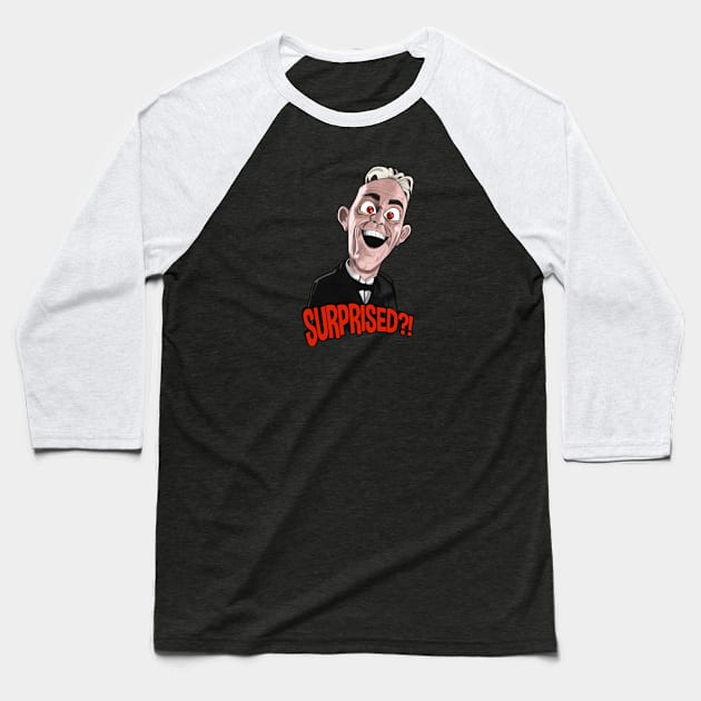 Judge Doom Baseball T-Shirt by AndysocialIndustries